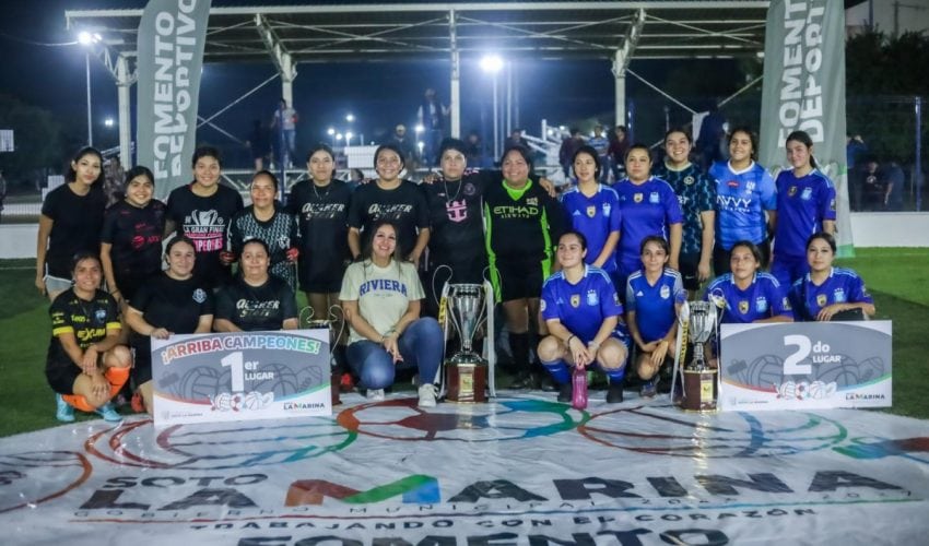 Gran final de la liga de Fútbol 7 Femenil
