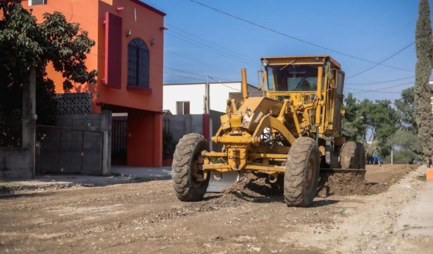 Inicio de rehabilitación de calles en la Colonia Nueva Rosita