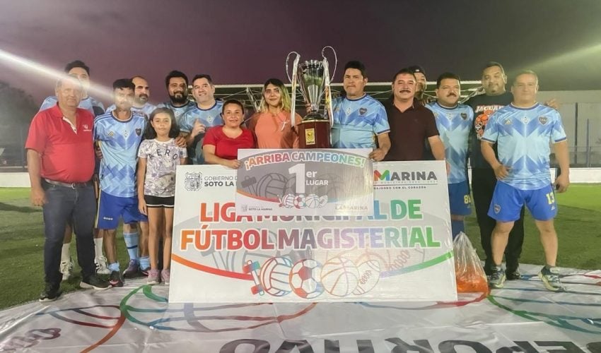 Educación Física se corona campeón de la Liga Municipal Magisterial
